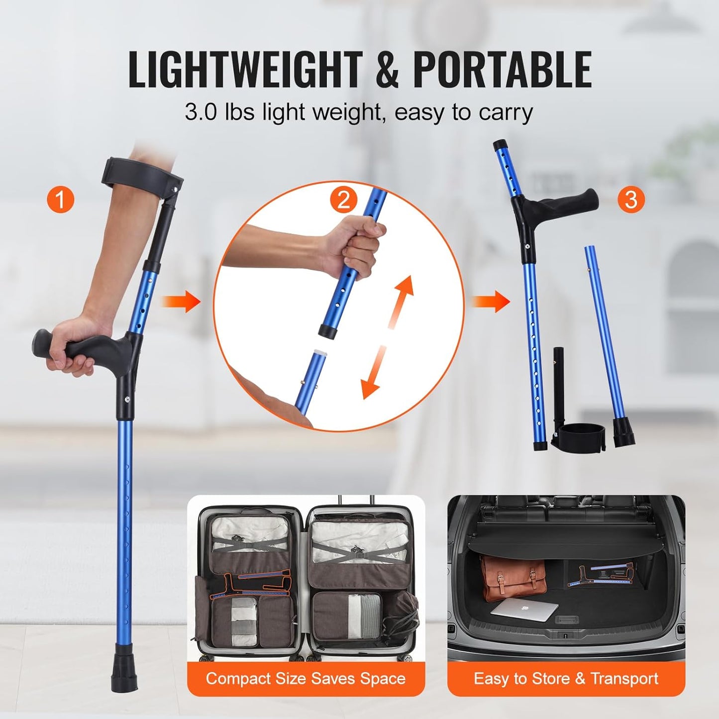 Forearm Crutches for Adults